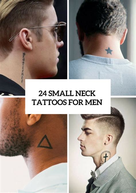 mens neck tattoos|small neck tattoos for men.